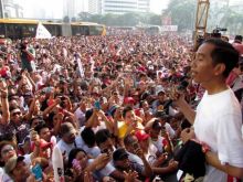 Tim Prabowo Adukan Kegiatan Gerak Jalan Revolusi Mental