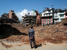Rekaman Detik-detik Gempa Dahsyat di Nepal