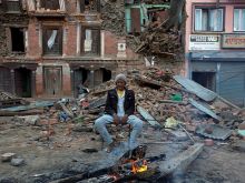 Kakek Ini Anggap Gempa di Nepal Akhir Dunia
