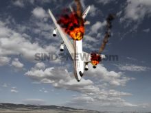 Pesawat Latih Terbakar di Pondok Cabe