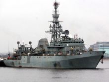 Rusia Pamer Kapal Perang Baru di Laut Baltik