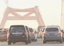 Ruas Tol Batang-Semarang Terpantau Padat