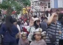 Wisata Kota Mini di Lembang Diserbu Pengunjung