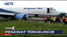 Pesawat Kargo Trigana Air Tergelincir di Bandara Sentani