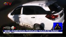 Diduga Sopir Ngantuk, Mobil Rombongan Pengajian Terjun ke Sungai