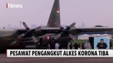 Pesawat TNI Pembawa Obat dan Alkes Corona dari China Tiba di Halim