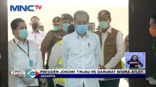 Presiden Jokowi Tinjau RS Darurat Corona Wisma Atlet Jakarta