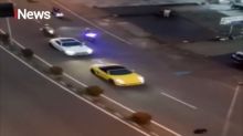 Viral, Dua Mobil Mewah Kebut-kebutan di Jalan Raya Pontianak