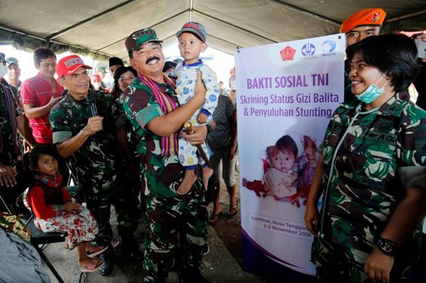 Darma Wanita Tni Gelar Aksi Cegah Stunting Dan Bakti Sosial