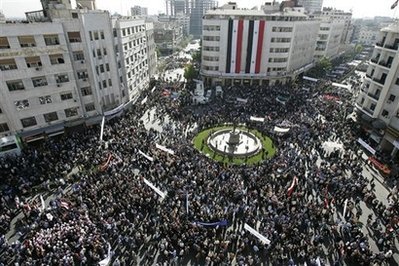 Protes pemerintah, warga Suriah gelar aksi damai