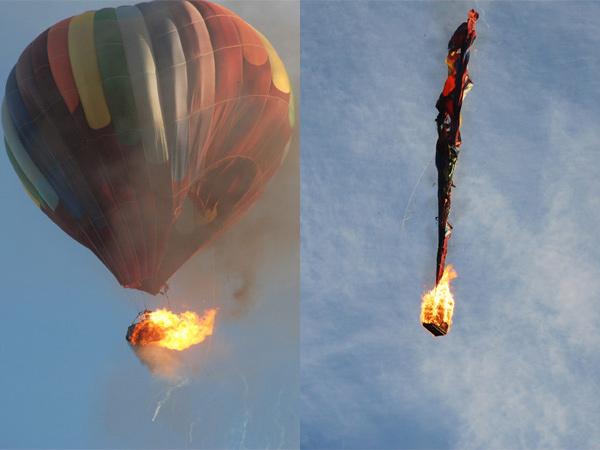 Balon udara meledak di Selandia baru