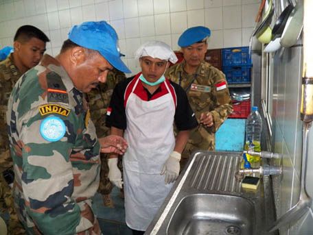 UNIFIL periksa kebersihan markas Indobatt