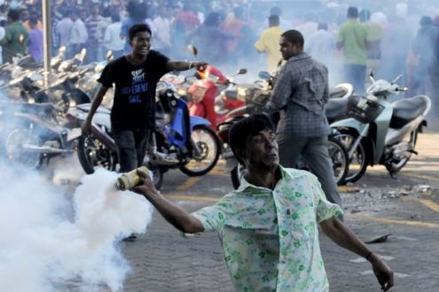 Aksi kekerasan di Maladewa meluas