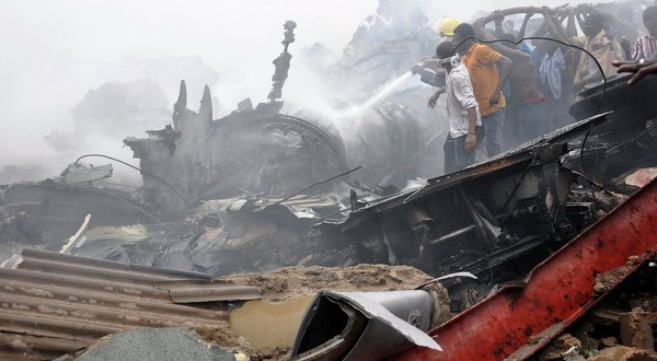 Pesawat jatuh di Nigeria, tewaskan 147 orang