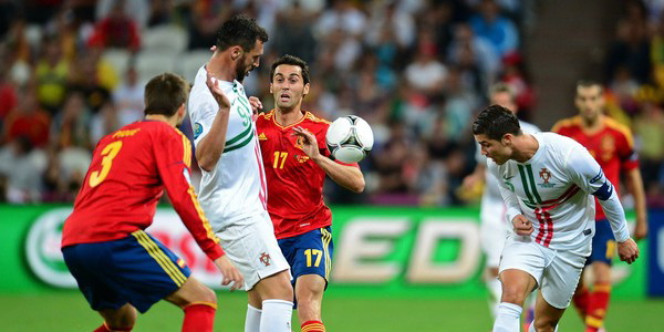 Duel ketat, Spanyol versus Portugal perpanjangan waktu