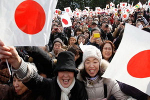 Jepang gelar pesta kemenangan para atlet