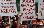 RPP Tembakau disahkan, buruh dan petani ancam tak bayar pajak
