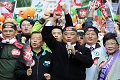Presiden Taiwan diprotes pengunjukrasa