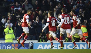 Tertinggal dua gol, Arsenal samakan kedudukan 2-2