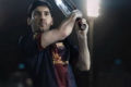 Lionel Messi bermain Cricket