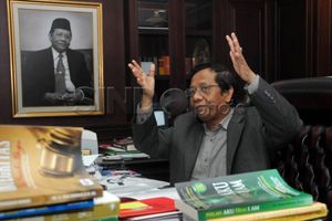Mahfud MD: Pernyataan SBY soal kisruh Demokrat normatif