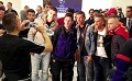 Ribery jepret foto Messi bersama fans Jerman
