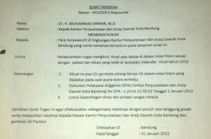 Surat Perintah seks bebas PNS Bandung palsu?