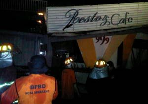Baru seminggu buka, Resto dan Cafe 999 ludes terbakar