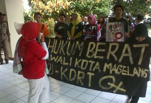 Aktivis perempuan tuntut Wawali Magelang mundur