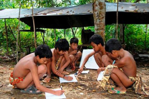 Pendidikan anak suku rimba terancam