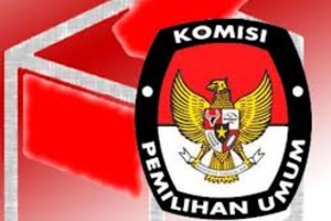 Kantor KPU Bandung dilempari telur