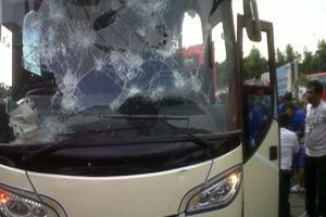 Jakmania endus penyerangan bus Persib terorganisasi