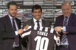 Tevez resmi pakai nomor keramat 10 Del Piero
