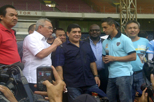 Nasehat Maradona untuk sepak bola Indonesia