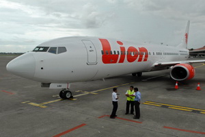 Tabrak burung, sayap Lion Air rusak di Sentani