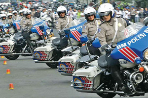 32 motor Patroli Sabhara Polres Palembang dirusak