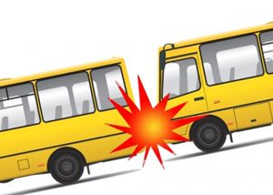 Damri vs minibus, 1 tewas, 18 luka-luka