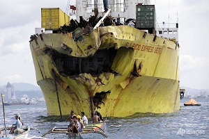 Tabrakan kapal feri vs kapal kargo di Filipina, 274 hilang