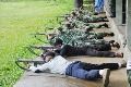 23 prajurit Lantamal IX latihan tembak laras panjang