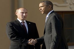 Tatap muka di KTT G20, Obama & Putin tegang
