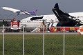 Pesawat tergelincir di bandara Bangkok, 14 penumpang terluka
