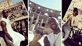 LeBron James dan istri bulan madu ke Roma