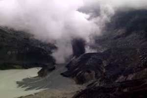 Meletus, Gunung Tangkuban Parahu berstatus waspada