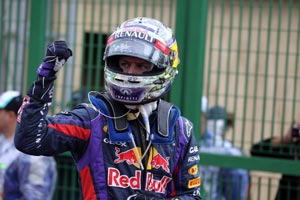 Kemenangan Vettel tutup GP 2013
