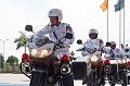 Polisi Myanmar dapat sumbangan 100 motor
