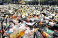 Ribuan botol miras di Sleman dimusnahkan