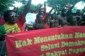 Demo Papua merdeka di Solo nyaris ricuh