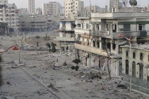 Blokade kota Homs dibuka
