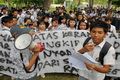 Kadiknas Makassar disambut demo siswa SMAN 6 Makassar