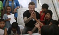 Beckham kunjungi korban Topan Haiyan